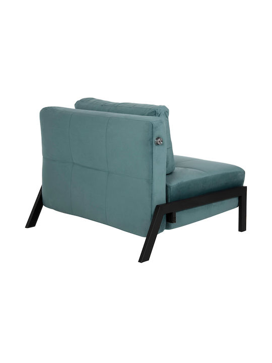 Constance Fotoliu Pat Catifelat Mint Green 95x92x66cm