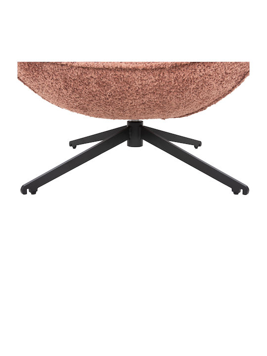 Sessel Drehbar Pink 86x76x87cm