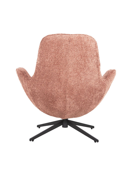 Sessel Drehbar Pink 86x76x87cm