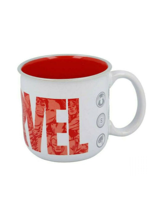 Gim Marvel Box Gift Becher Keramik Weiß 400ml