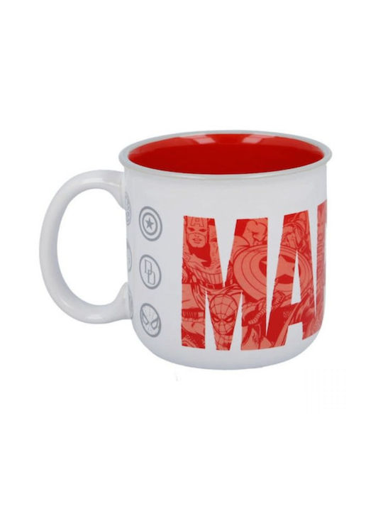 Gim Marvel Box Gift Becher Keramik Weiß 400ml