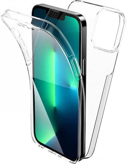 360 Full Cover Σιλικόνης / Πλαστικό 0.3mm Διάφανο (iPhone 14 Plus)