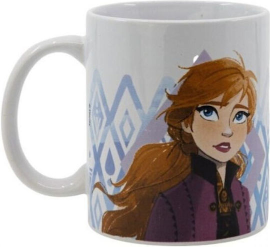 Gim Frozen Ii Elements Κούπα Κεραμική Λευκή 325ml