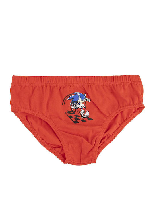 Disney Sonic Set pentru copii cu chiloței Multicolore 5buc