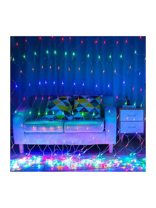 1200 Lămpițe LED 15m. x 200buc Multicolore tip Plasă 1buc