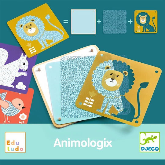 Djeco Eduludo Ζωακια Animologix Educational Game Knowledge for 3-6 Years Old