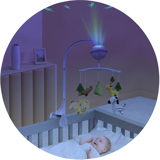 Chipolino Mobile for Cot with Music, Rotation, and Projector for 0++ Months MILD02303JUN