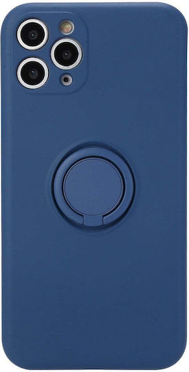 Ring Back Cover Silicon Albastru (Galaxy A71)