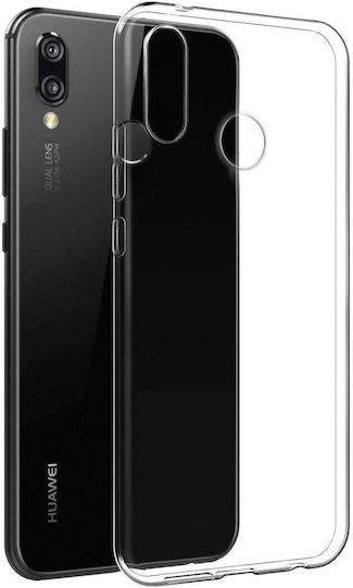 Back Cover Σιλικόνης 0.1mm Διάφανο (Huawei P20 Lite)