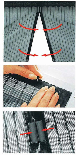 Sidirela Gray Door Curtain 120x220cm E-2076GR