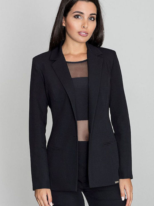 Figl Lang Damen Blazer Grün