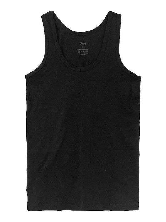 Men's Undershirts Sleeveless White/Grey/Black 3Pack