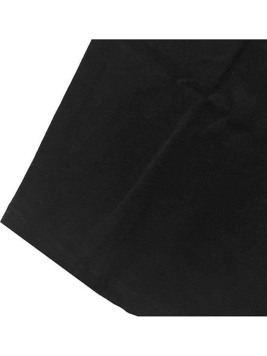 Men's Undershirt Short-sleeved in Black Color