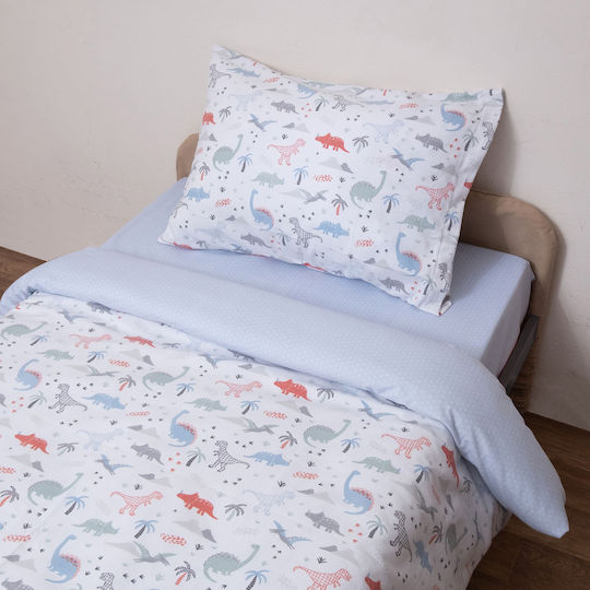 Viopros Baby Sheets Crib Fitted White 115x165cm 3 Pieces