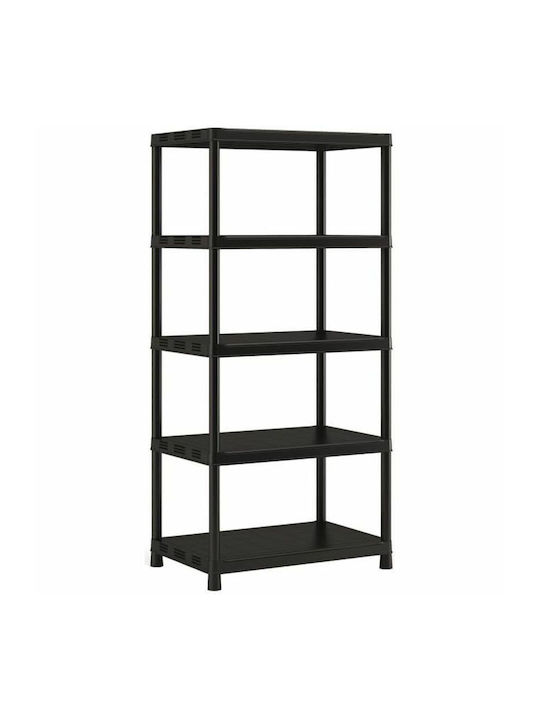 Keter Regal Schwarze Bibliothek 90x60x187cm