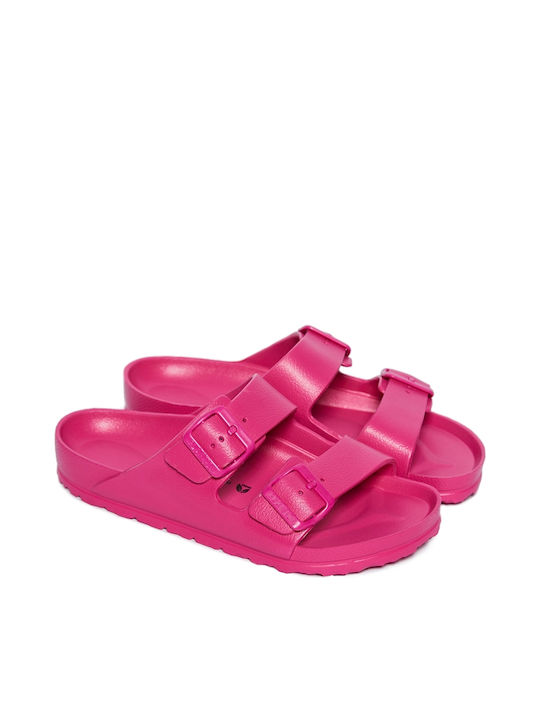 Plakton Women's Flip Flops Fuchsia