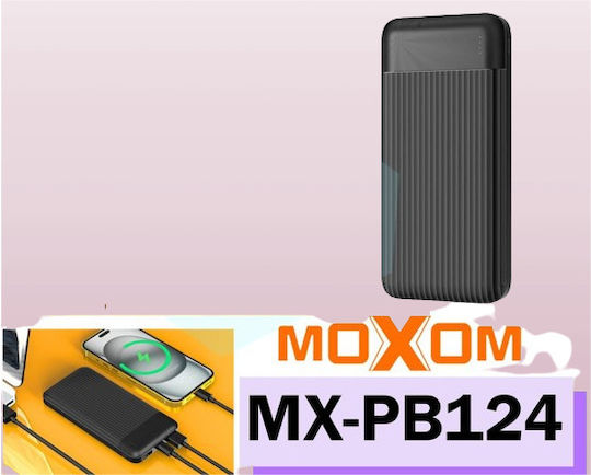 Moxom MX-PB124 Power Bank 10000mAh with 2 USB-A Ports Black