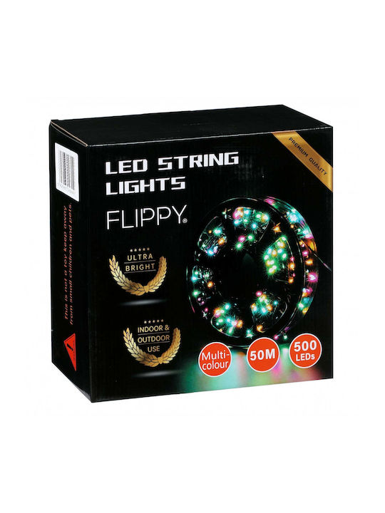 500 Λαμπάκια LED 50μ. Θερμό Λευκό σε Σειρά