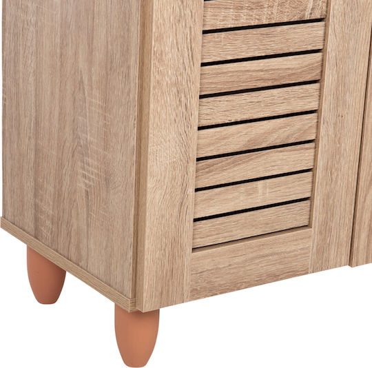 Prolly Wooden Shoe Organizer with 4 Shelves Sonama 60x34x88cm
