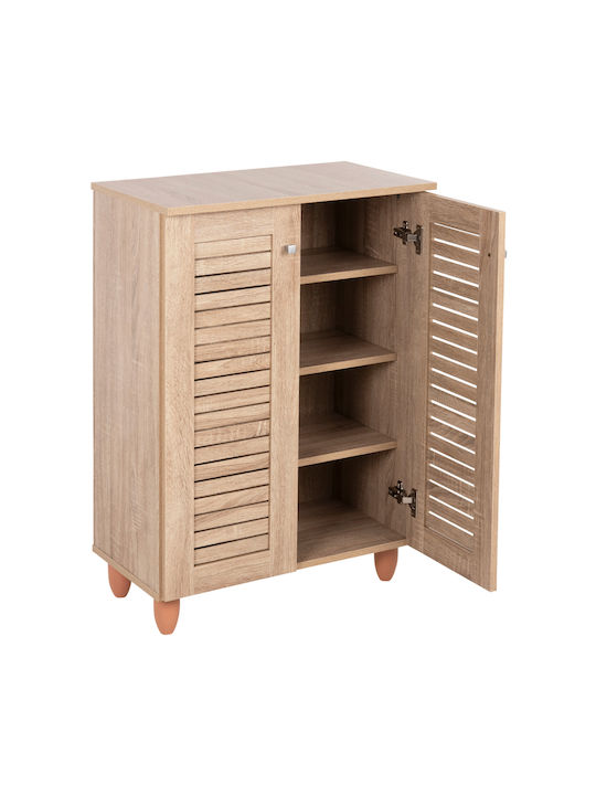 Prolly Wooden Shoe Organizer with 4 Shelves Sonama 60x34x88cm