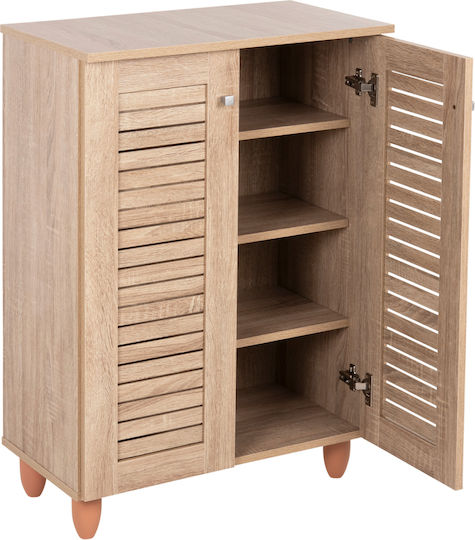 Prolly Wooden Shoe Organizer with 4 Shelves Sonama 60x34x88cm