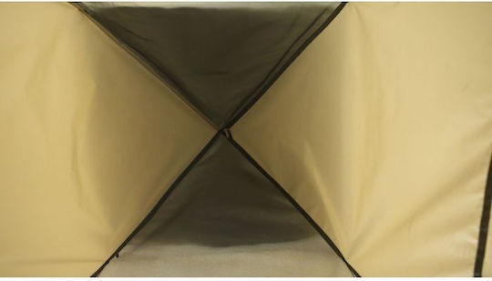Inca Natura Αυτόματη Σκηνή Camping Igloo Καφέ με Διπλό Πανί 3 Εποχών για 4 Άτομα 210x210x150εκ.