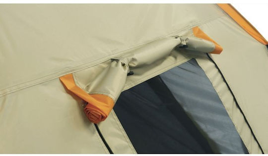 Inca Natura Αυτόματη Σκηνή Camping Igloo Καφέ με Διπλό Πανί 3 Εποχών για 4 Άτομα 210x210x150εκ.