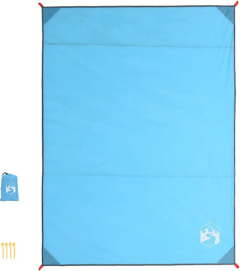 vidaXL Bettdecke 155x155cm in Blau Farbe
