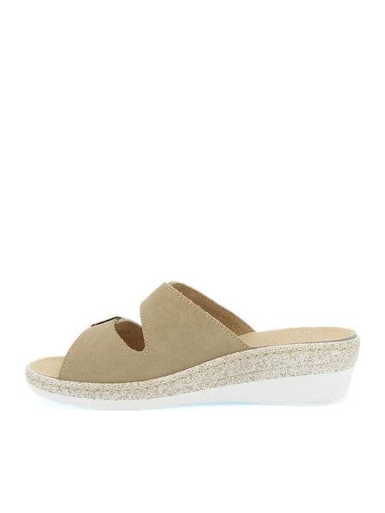Anatomische Damenplattformen Beige