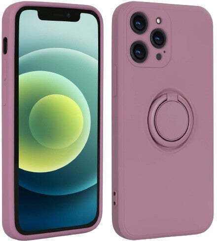 Ring Back Cover Silicon Violet (iPhone XR)
