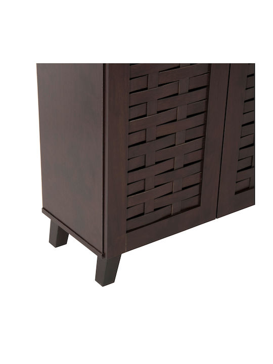 Prody Wooden Shoe Organizer Wenge 115x34x89cm