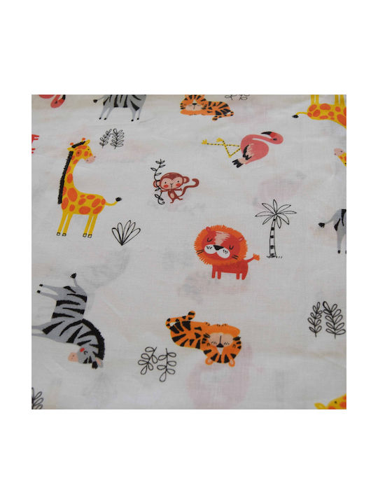 Decocraft Sheet Set Single Cotton Safari Orange 150x240cm