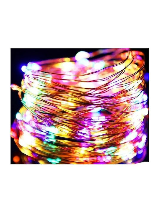 100 Lămpițe LED 10m. Multicolore USB tip Șir 1buc