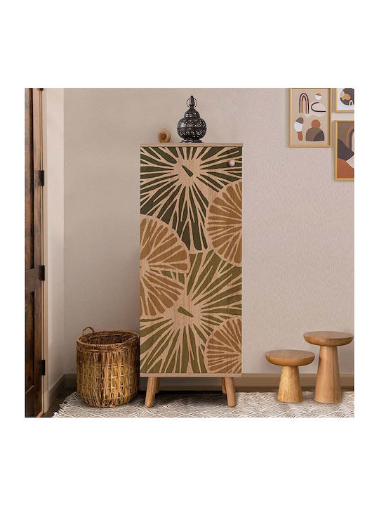 Soho Wooden Shoe Organizer with 8 Shelves Sonoma 50x38x135cm