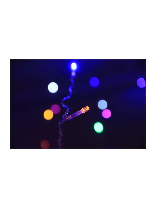 100 Lămpițe LED 3m. x 100buc Multicolore USB tip Perdea 1buc