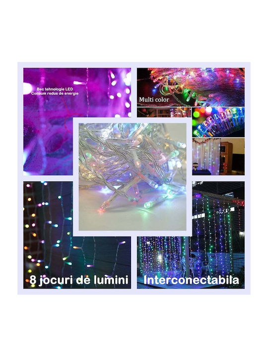 60 Luminite LED 1m. x 100buc tip Perdea 1buc 60 Luminite LED 1m. x 100buc tip Perdea 1buc