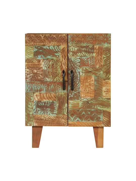 Sideboard made of Solid Wood Colorful 55x30x75cm