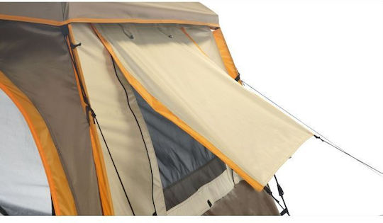 Inca Cabana Αυτόματη Σκηνή Camping Καφέ με Διπλό Πανί 3 Εποχών για 4 Άτομα 280x200x170εκ.