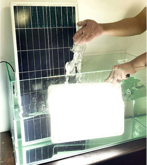 Ηλιακός Προβολέας LED 100W με Τηλεχειριστήριο