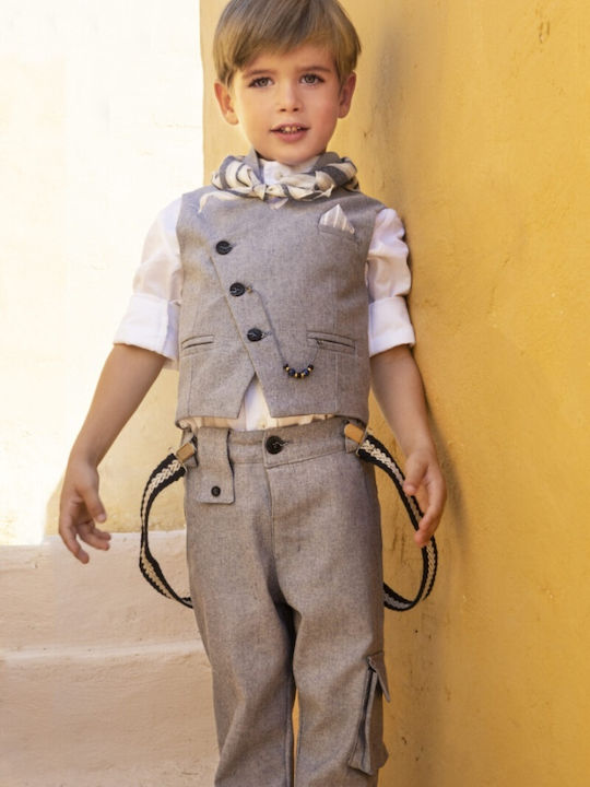 Baby Bloom Costum De Botez Albastru 6 Bucăți
