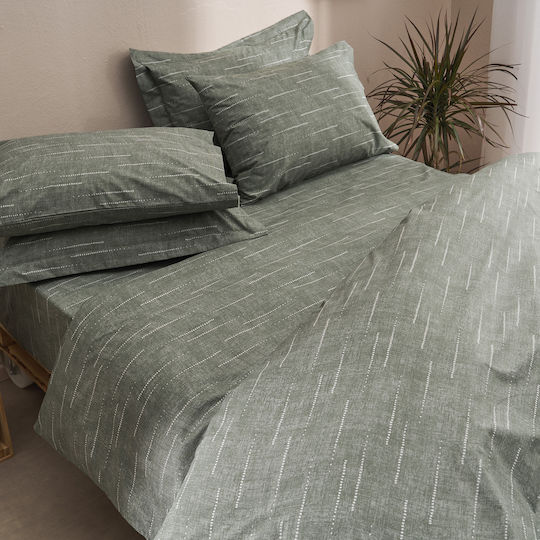 Charalambidis Textiles Κουβερλί Υπέρδιπλο Χακί 220x230cm