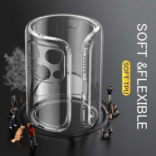 Oppo Back Cover Silicon Transparent (Oppo Reno 5 Lite)
