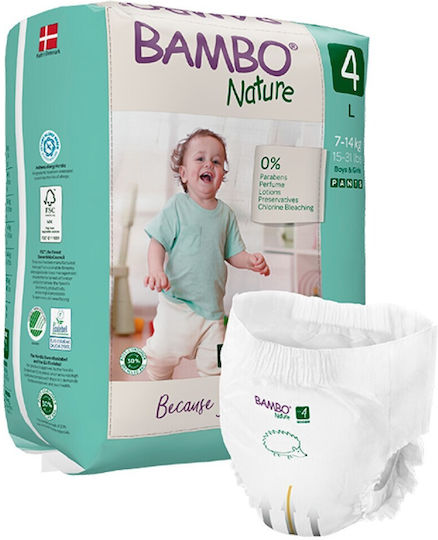 Bambo Nature Памперси гащи № 4 за 7-14kg 40бр