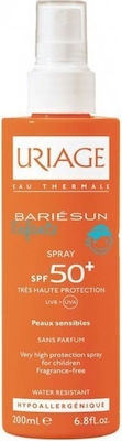 Uriage Bariesun Waterproof Baby Sunscreen Spray for Face & Body SPF50 200ml