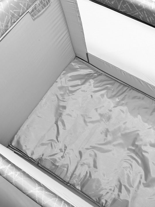 Lorelli Torino Plus Playpen 2 Levels with Changing Table & Mattress Gray 127x68cm