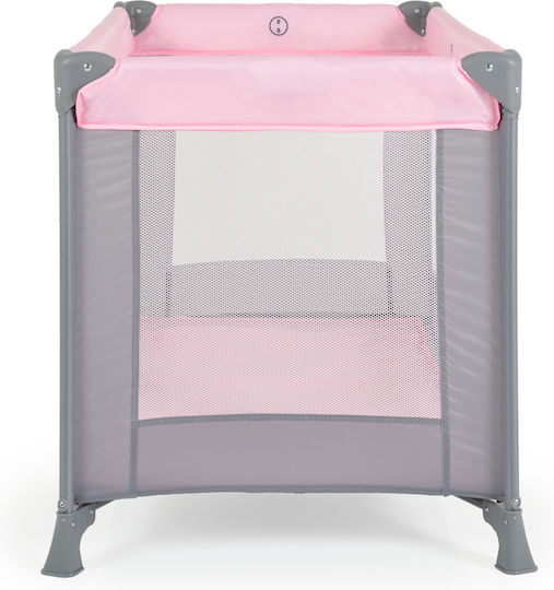 Moni Solo Laufstall mit Matratze Rosa 125x65cm