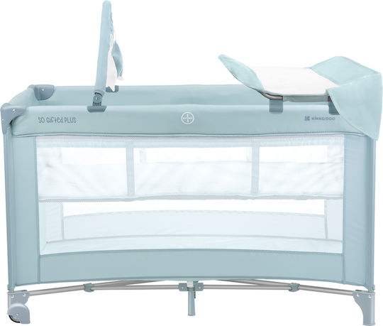 Kikka Boo So Gifted Plus Playpen 2 Levels with Changing Table & Mattress Green 124x64cm