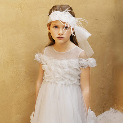 Baby Bloom White Lace Baptism Dress