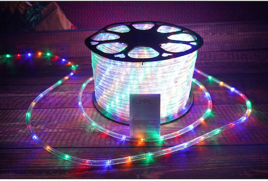 Φωτοσωλήνας 1200 Λαμπάκια 220V RGB με Προγράμματα 50m IP65