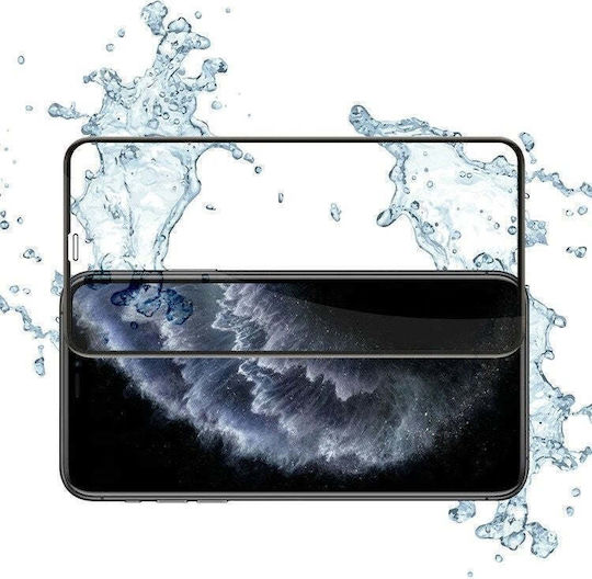 Oppo Пълно лепило Закалено стъкло за цялото лице Черен